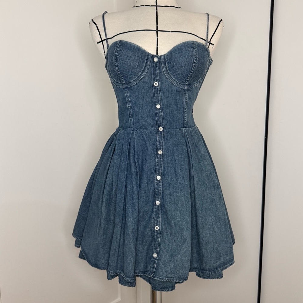 Victoria's Secret Denim Blue Mini Dress